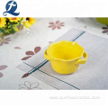 Baking tray round shape small ceramic bakeware